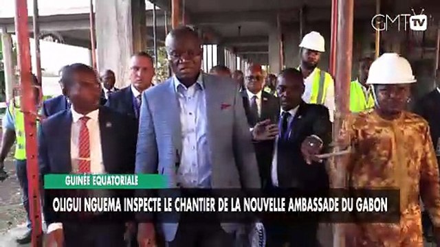 [#Reportage] Oligui Nguema inspecte le chantier de la nouvelle ambassade du Gabon à Malabo