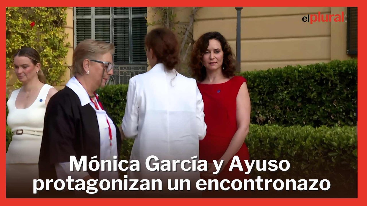 La falta de respeto de Ayuso a Mónica García en la Conferencia de ...