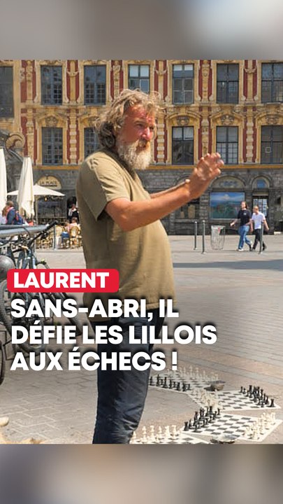 L'incroyable histoire d'un SDF qui défie les passants aux échecs.