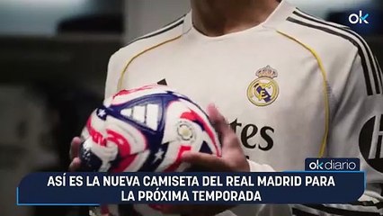 Así es la nueva camiseta del Real Madrid para la próxima temporada