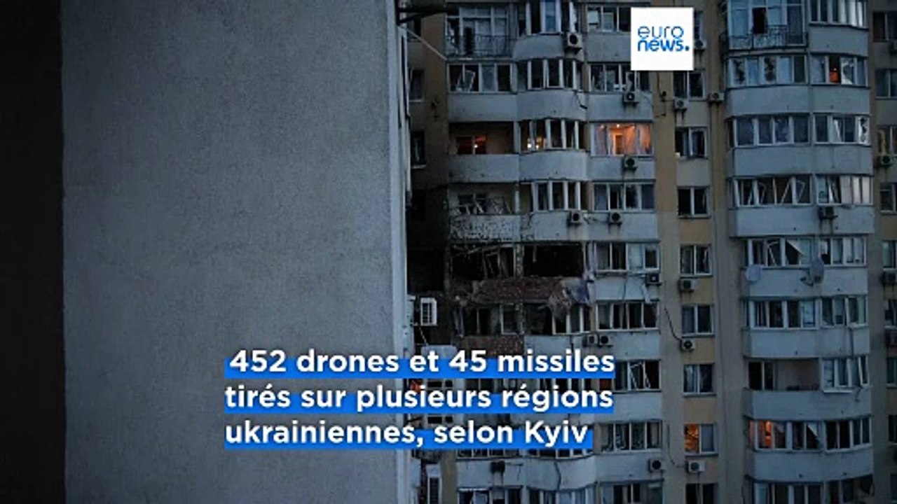 Au moins quatre personnes tuées à Kyiv dans une vaste attaque de missiles et de drones russes