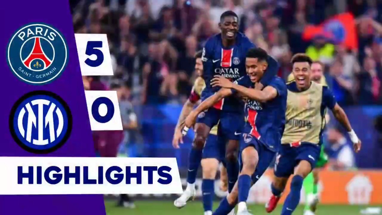 PSG Vs Inter Milan 5-0 Highlights | Champions League Final | football highlights match