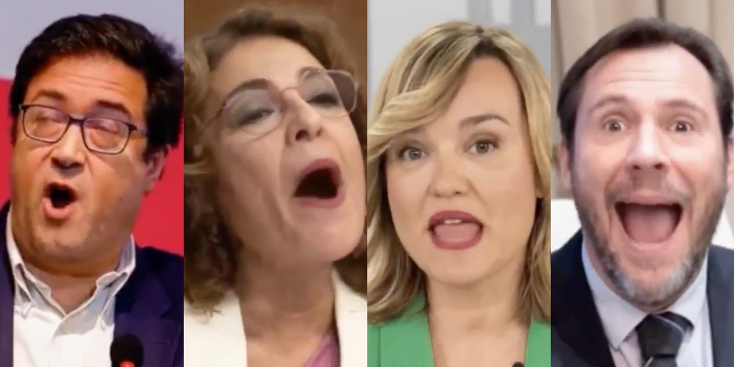 El tronchante vídeo del Gobierno Sánchez opinando sin filtros sobre Leire Díez y las corruptelas del PSOE