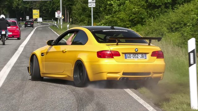 Cars leaving Nürburgring Tankstelle - DRIFTS, MR 992 GT3 RS, Widebody AMG GT R, Skyline R34 GT-R