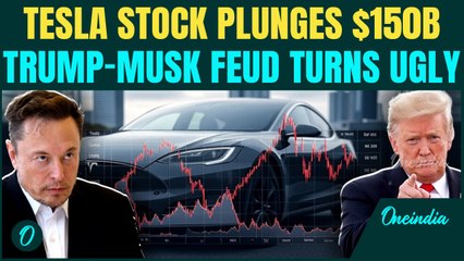 Musk–Trump Feud Wipes $150 Billion Off Elon’s Net Worth in Hours | Tesla’s Bloodbath Continues