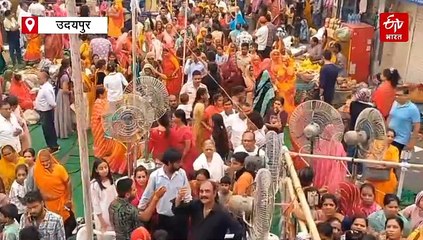 निर्जला एकादशी: उदयपुर के जगदीश मंदिर में दर्शनों के लिए कतारें, बूंदी में पिलाया 15 क्विंटल आमरस