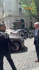 Milei llegó a Roma para reunirse con Giorgia Meloni, y el papa León XIV