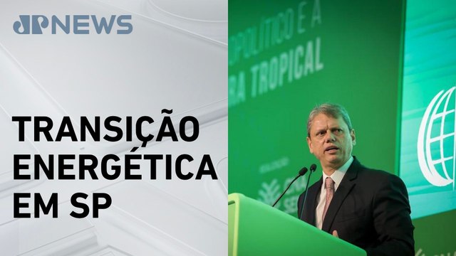 Tarcísio diz que São Paulo será o primeiro estado a substituir diesel por fontes renováveis