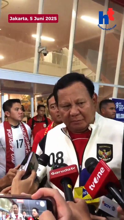 Prabowo dan Erick,  Apresiasi Sinergi Timnas Indonesia