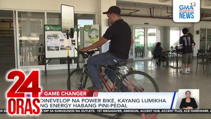 Dinevelop na power bike, kayang lumikha ng energy habang pini-pedal | 24 Oras