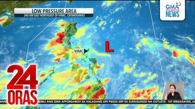 LPA, posibleng unang bagyo ngayong taon; asahang magiging maulan ngayong weekend | 24 Oras