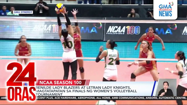 Benilde Lady Blazers at Letran Lady Knights, magtatapatan sa Finals ng Women’s Volleyball Tournament | 24 Oras