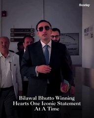 Bilawal Bhuytto Winning  hearts on Iconic Statement at a Time