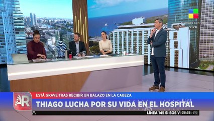 "Sigan rezando por él": el pedido del padre de Thiago Correa, el niño de siete años que recibió una bala policial