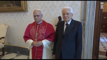 Il Papa a colloquio per circa un'ora col presidente Mattarella
