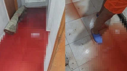 Gaziosmanpaşa'da kanalizasyondan gelen kurban kanı 2 daireyi bastı