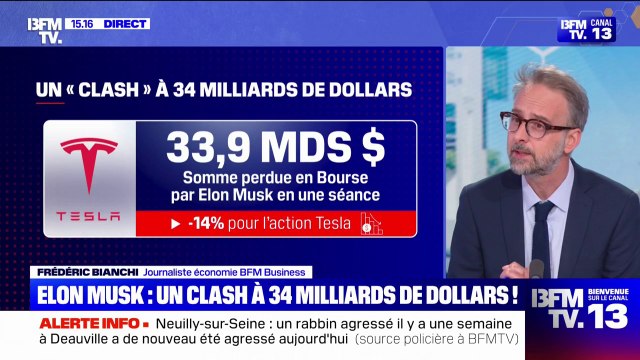 Après son clash avec Donald Trump, Elon Musk perd 34 milliards de dollars sur les marchés en une journée