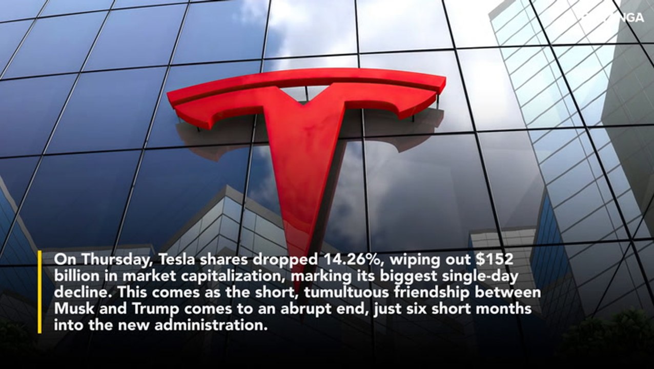 Elon Musk Loses A Staggering $34 Billion In One Day As Tesla Sheds $153 Billion Amid Feud With Trump