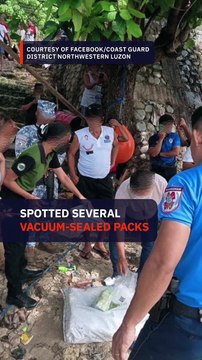 Fishermen stumble on massive drug haul off Pangasinan coast