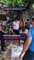 Fishermen stumble on massive drug haul off Pangasinan coast