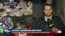 PM apreende drogas e procura por traficantes em SP