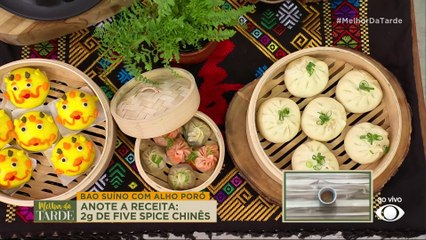 Bao com recheio suíno: Jiang, do MasterChef ensina receita tradicional chinesa | Melhor da Tarde