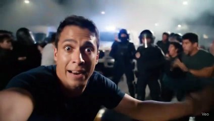 Protesto em Los Angeles contra deportação versão VEO3 #gemini #usa