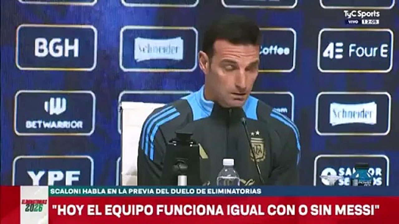 Lionel Scaloni se refirió al futuro de Franco Mastantuono