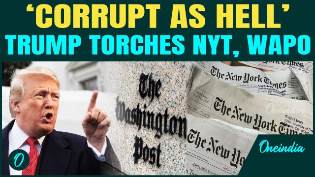 ‘Failing our Nation’ | Trump slams New York Times, Washington Post | Accuses them of RIGGED Polls