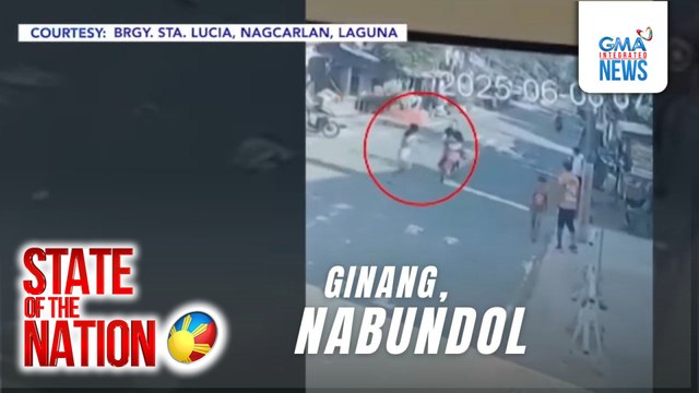 Ginang, sugatan matapos mabundol ng motorsiklo | SONA