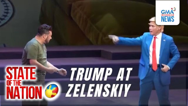 U.S. Pres. Trump at Ukrainian Pres. Zelenskiy, ginaya sa Cantonese opera sa Hong Kong | SONA