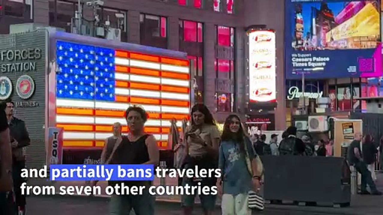 Citizens of affected countries criticize Trump's new travel ban