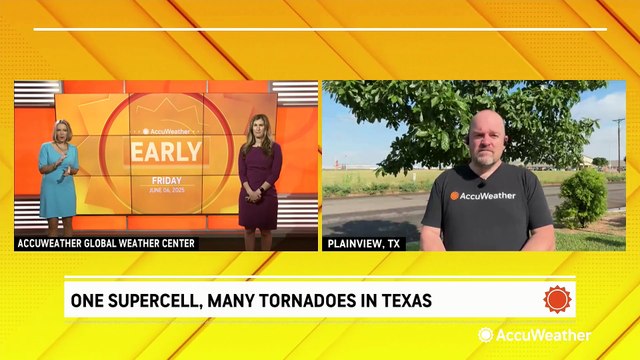 Tony chases down massive tornado in Texas