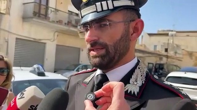 Nel video il capitano Giovanni Mantovani, comandante dei Carabinieri di Castelvetrano