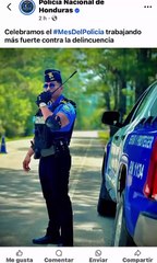“Lléveme, inspector”: policía hondureño roba suspiros entre las internautas