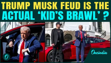 Trump’s SHOCKING Move with his Red Tesla Amid Feud With Musk | White House | Tensions Explode