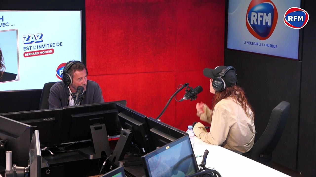 Zaz est l'invitée de Bernard Montiel sur RFM.