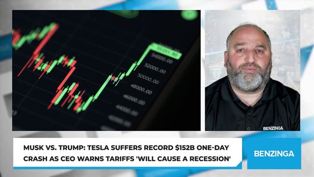 Musk Vs. Trump: Tesla Suffers Record $152B One-Day Crash As CEO Warns Tariffs 'Will Cause A Recession'