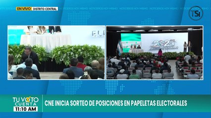 Establecidas las posiciones presidenciales en la papeleta electoral