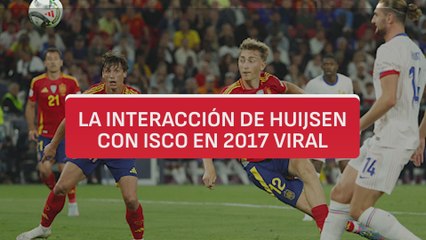 La interacción de Huijsen con Isco hace 8 años que se ha viralizado