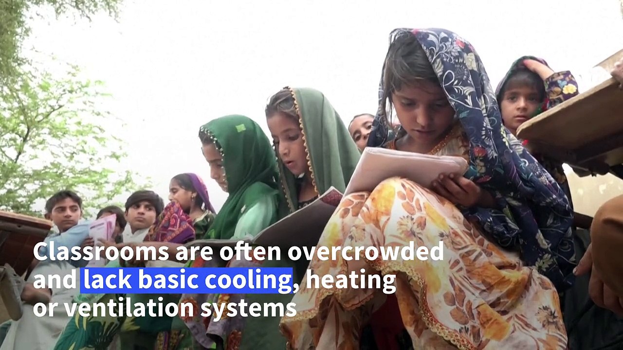 School's out: Climate change keeps Pakistani students home
