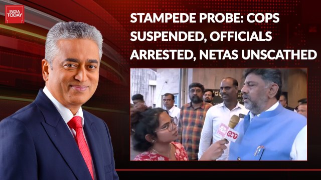Bengaluru stampede: Have netas escaped scrutiny for the tragdey? Experts debate on Rajdeep Sardesai's show
