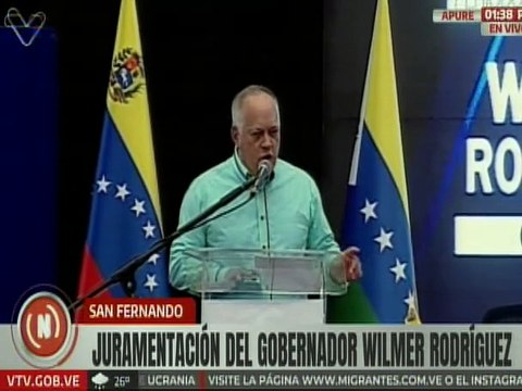 Sec. Gral. del PSUV Cabello instó al pueblo apureño a acompañar el camino político del Gob. Wilmer Rodríguez