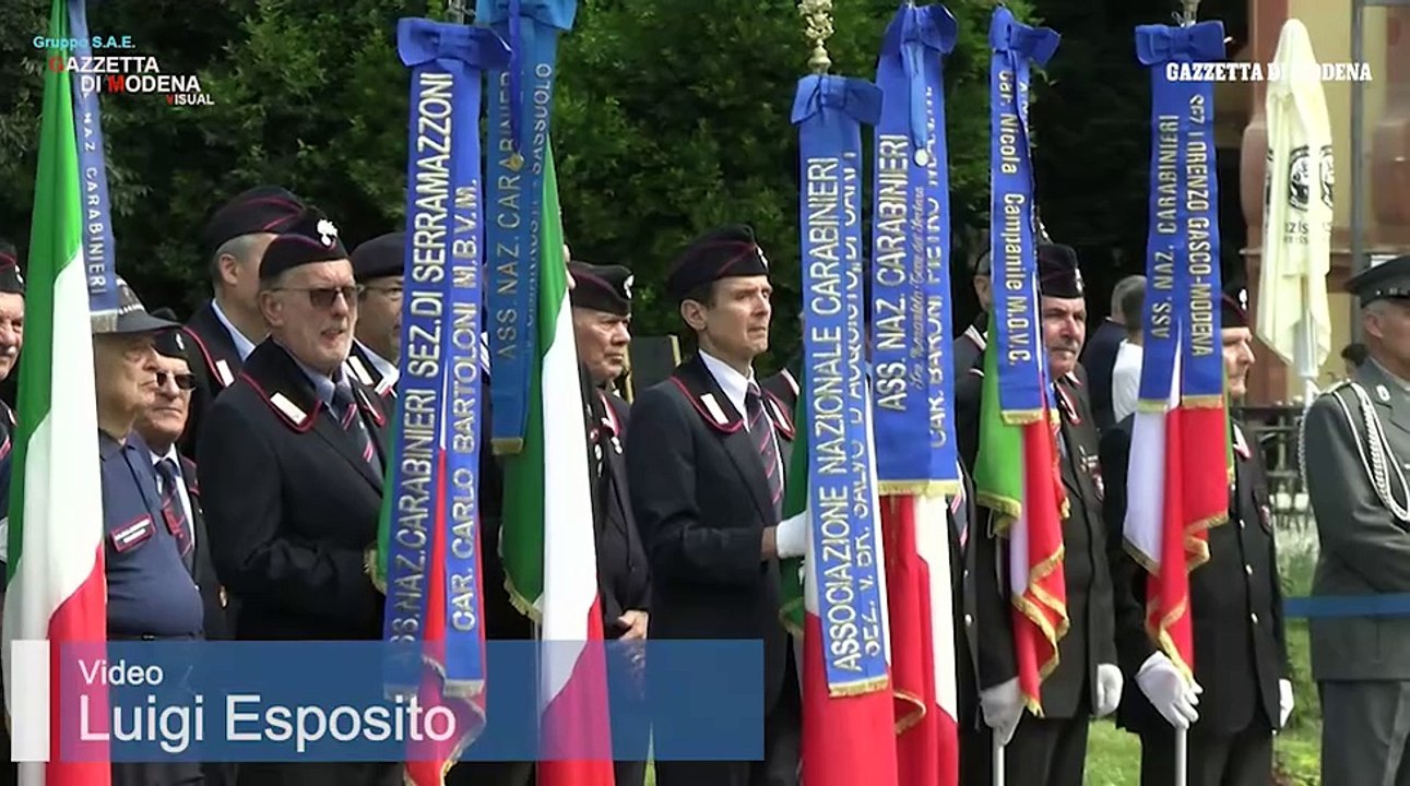 La festa dei carabinieri ai Giardini ducali di Modena per il 211° annuale della fondazione dell'Arma