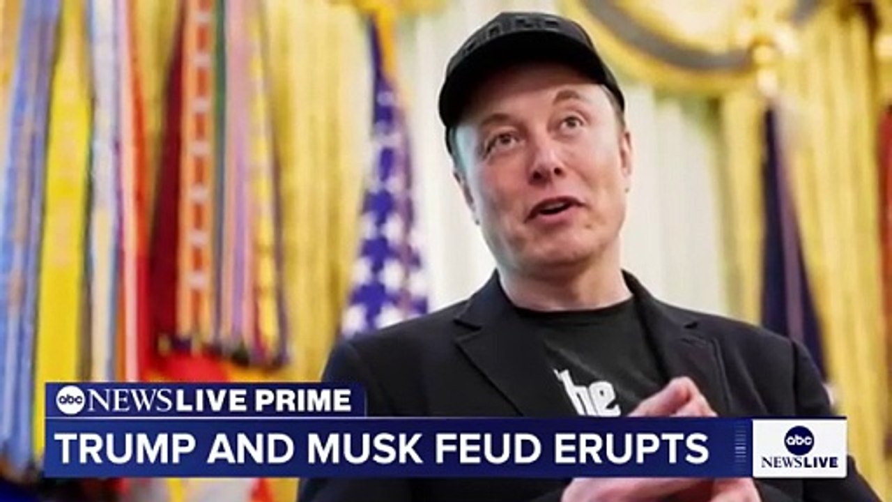 President Trump and Elon Musk feud explodes