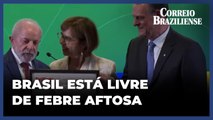 Lula e Fávaro recebem certificação de que Brasil está livre de febre aftosa