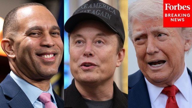 Hakeem Jeffries Comments On President Trump's Feud With Elon Musk