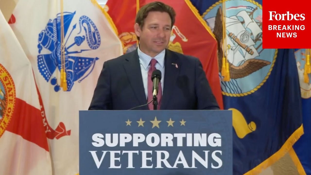 Florida Governor Ron DeSantis Signs Legislation To Help Veterans