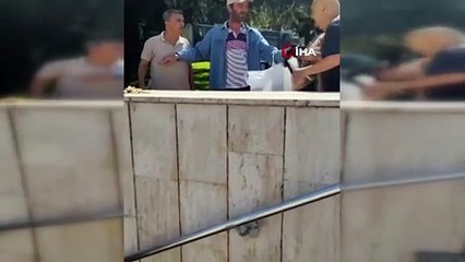 Önce küfürler, sonra yumruklar havada uçuştu