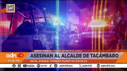 Asesinan al alcalde de Tacámbaro, Michoacán, Salvador Bastida y a su escolta